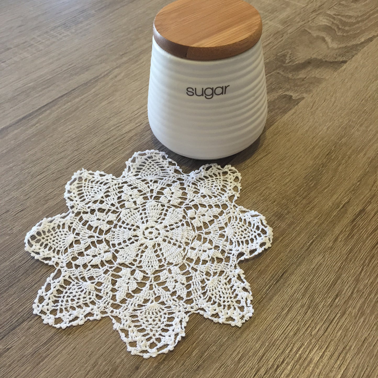 Strawberry Doilies Round White 5.5"- 6" Inch Set of 12