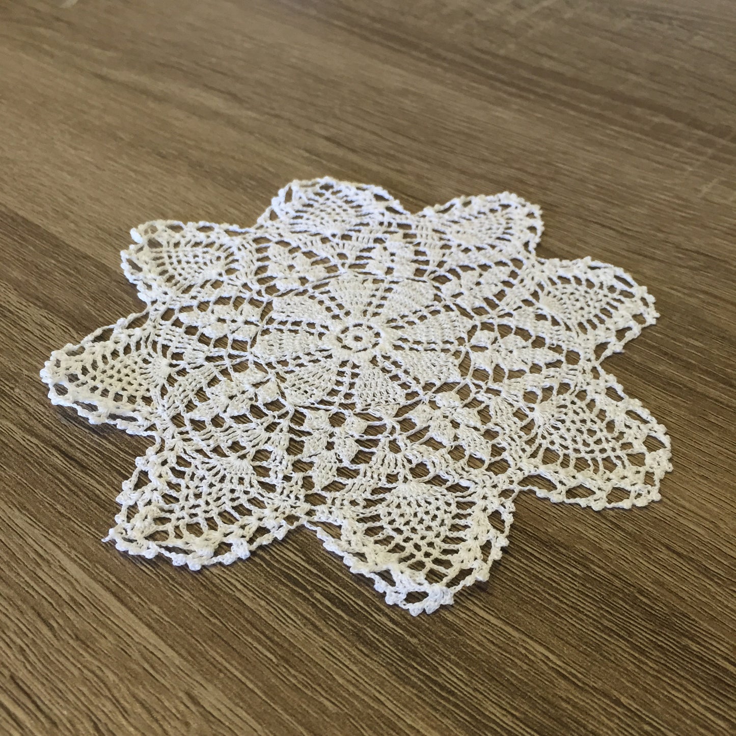 Strawberry Doilies Round White 5.5"- 6" Inch Set of 12