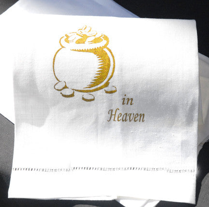 Treasure in Heaven Hemstitch Guest Towel 12x18