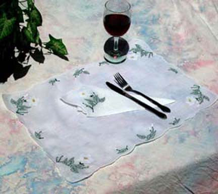 Springtime Lily Placemat Set